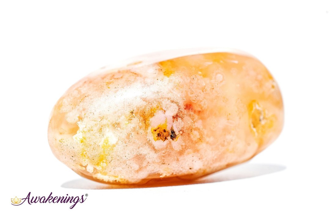 Flower Agate/Cherry Blossom Tumbled