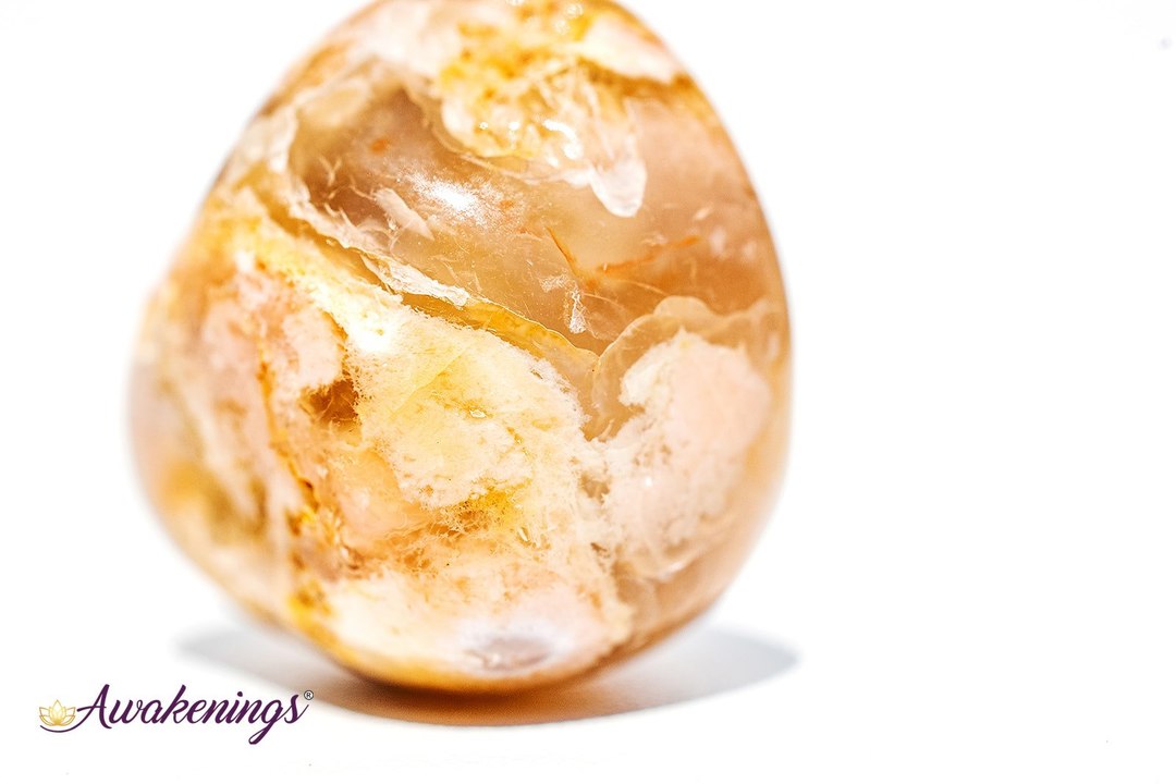 Flower Agate/Cherry Blossom Tumbled