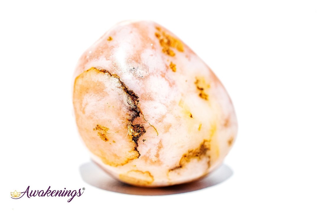 Flower Agate/Cherry Blossom Tumbled