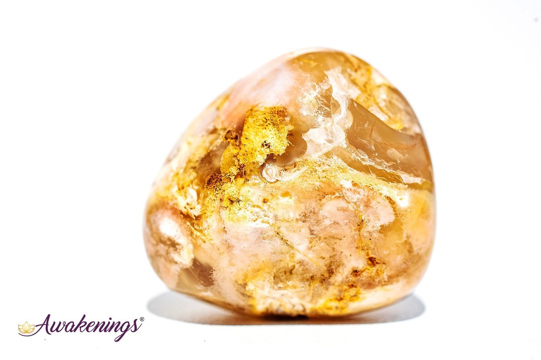 Flower Agate/Cherry Blossom Tumbled