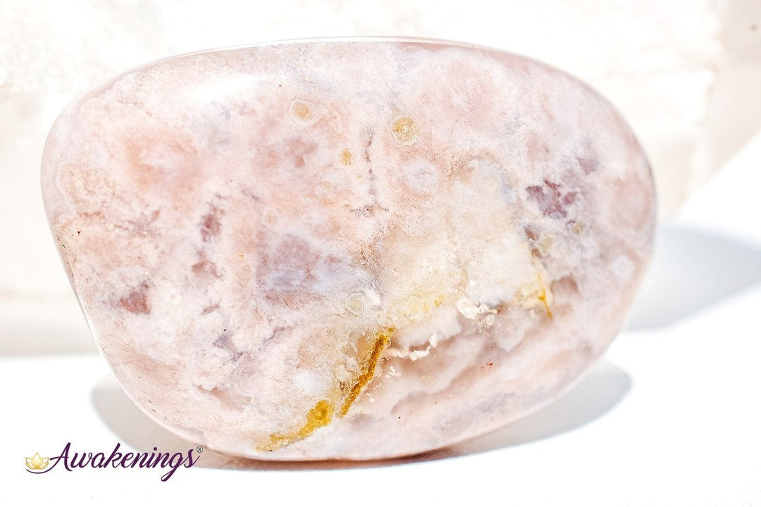 Flower Agate/Cherry Blossom Tumbled