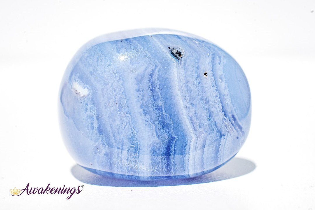 Blue Lace Agate (High Grade) - Tumbled