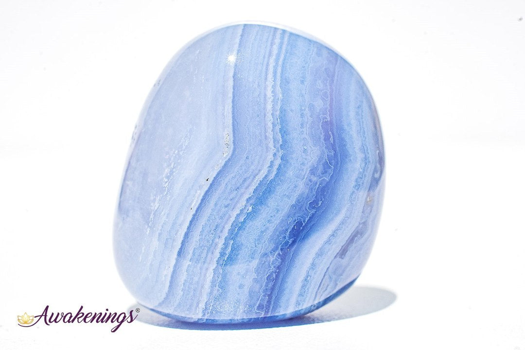 Blue Lace Agate (High Grade) - Tumbled