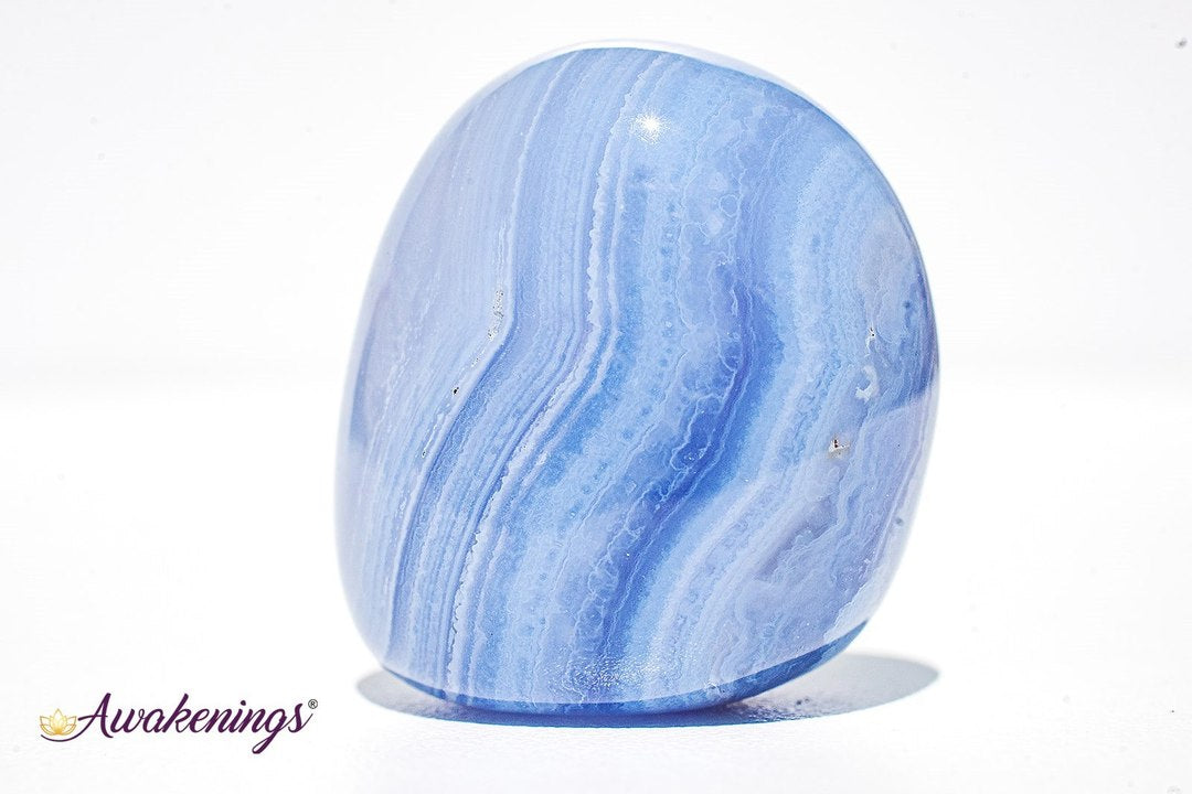 Blue Lace Agate (High Grade) - Tumbled