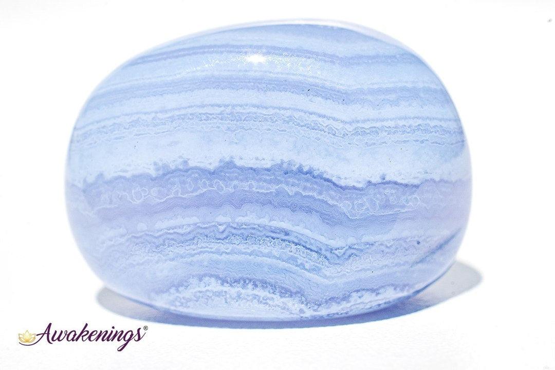 Blue Lace Agate (High Grade) - Tumbled
