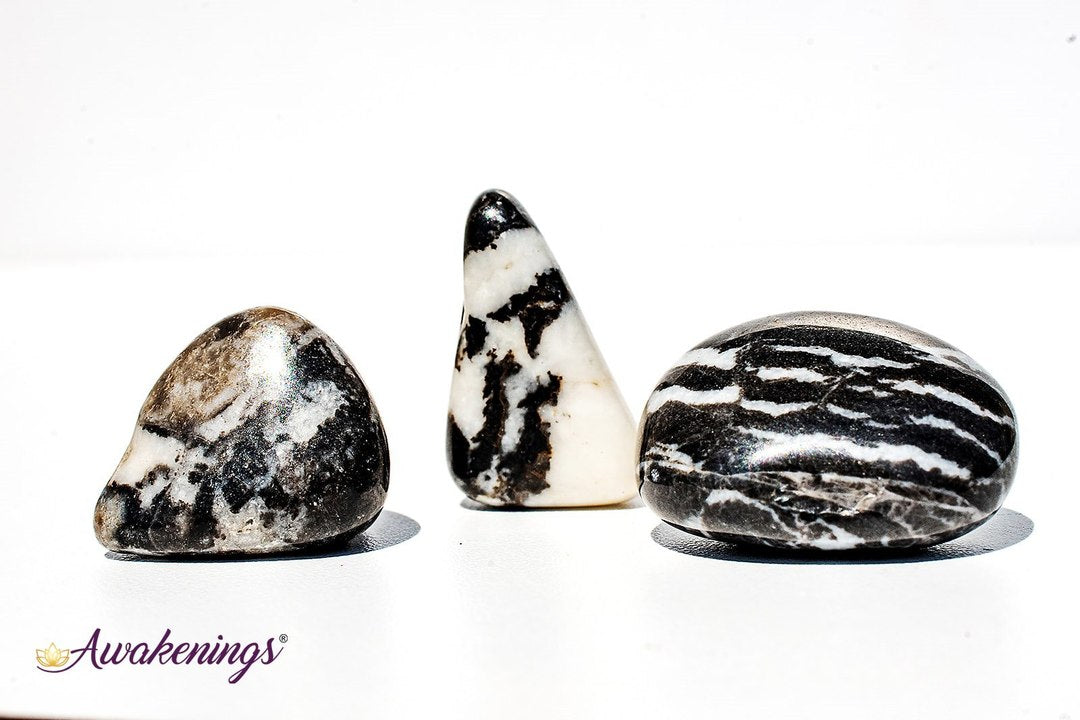 Zebra Agate - Tumbled