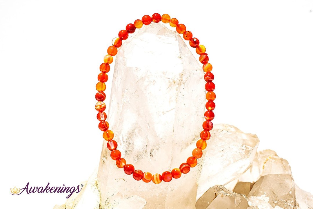 Carnelian Bracelet-4mm