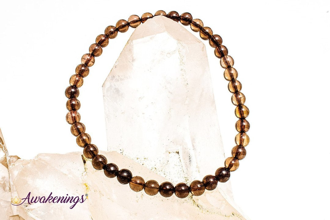 Smoky Quartz Bracelet-4mm