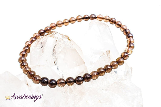Smoky Quartz Bracelet-4mm