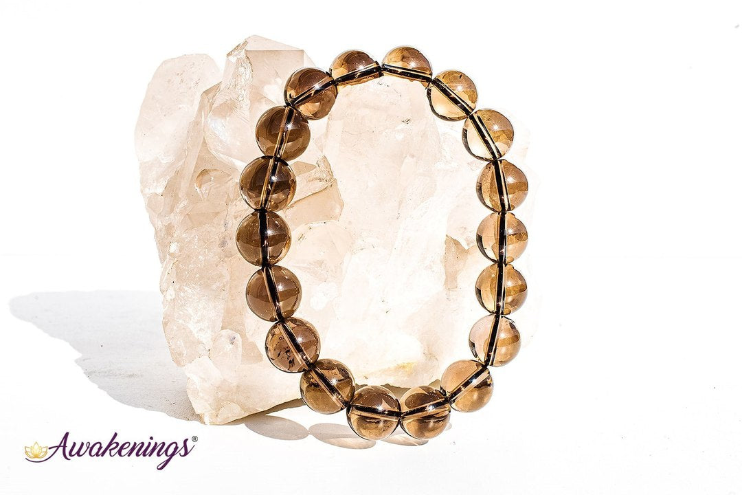 Smoky Quartz Bracelet  -10mm