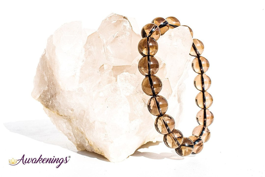 Smoky Quartz Bracelet  -10mm