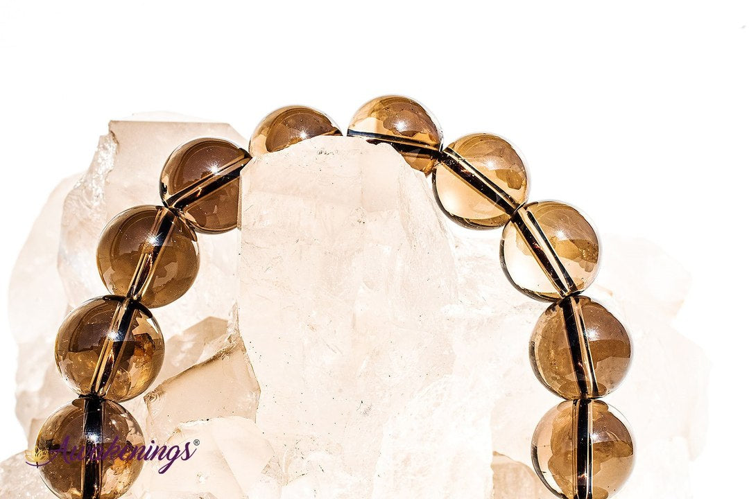 Smoky Quartz Bracelet  -10mm