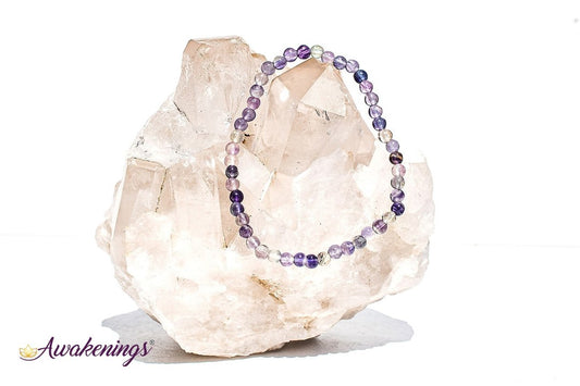 Rainbow Fluorite Bracelet- 4mm