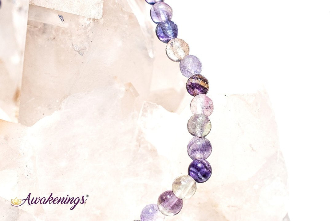 Rainbow Fluorite Bracelet- 4mm