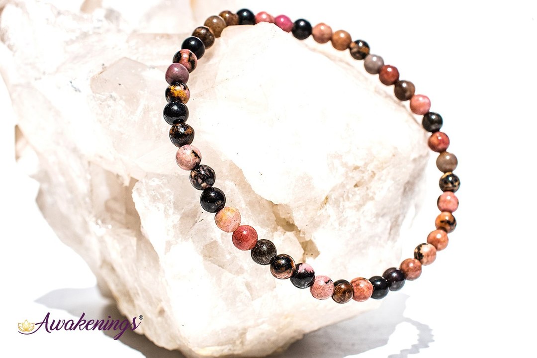 Rhodonite Bracelet-4mm