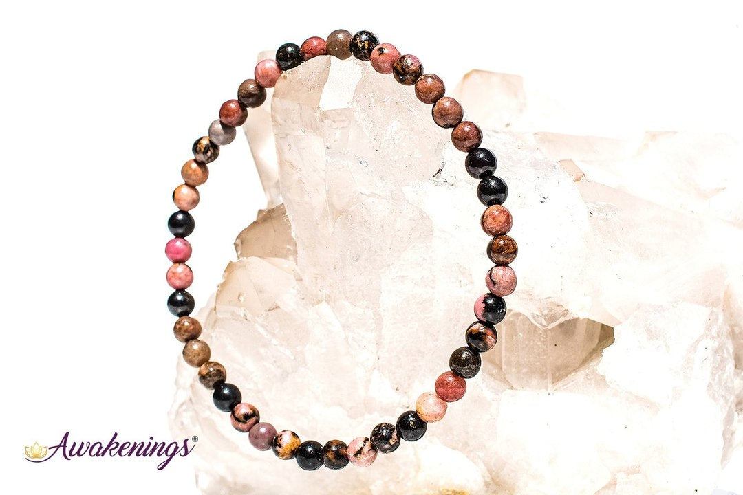 Rhodonite Bracelet-4mm