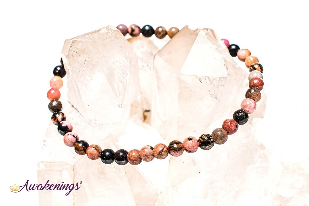 Rhodonite Bracelet-4mm