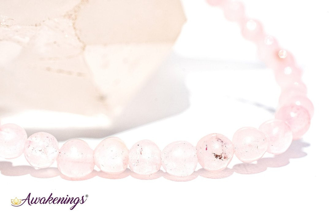 Rose Quartz Bracelet-4mm