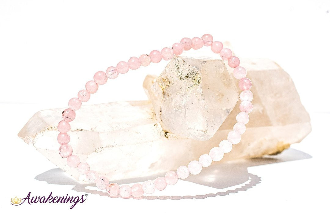 Rose Quartz Bracelet-4mm