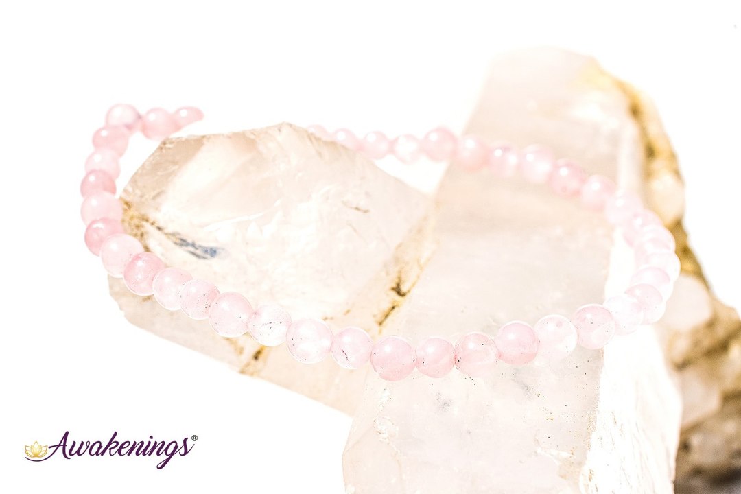 Rose Quartz Bracelet-4mm