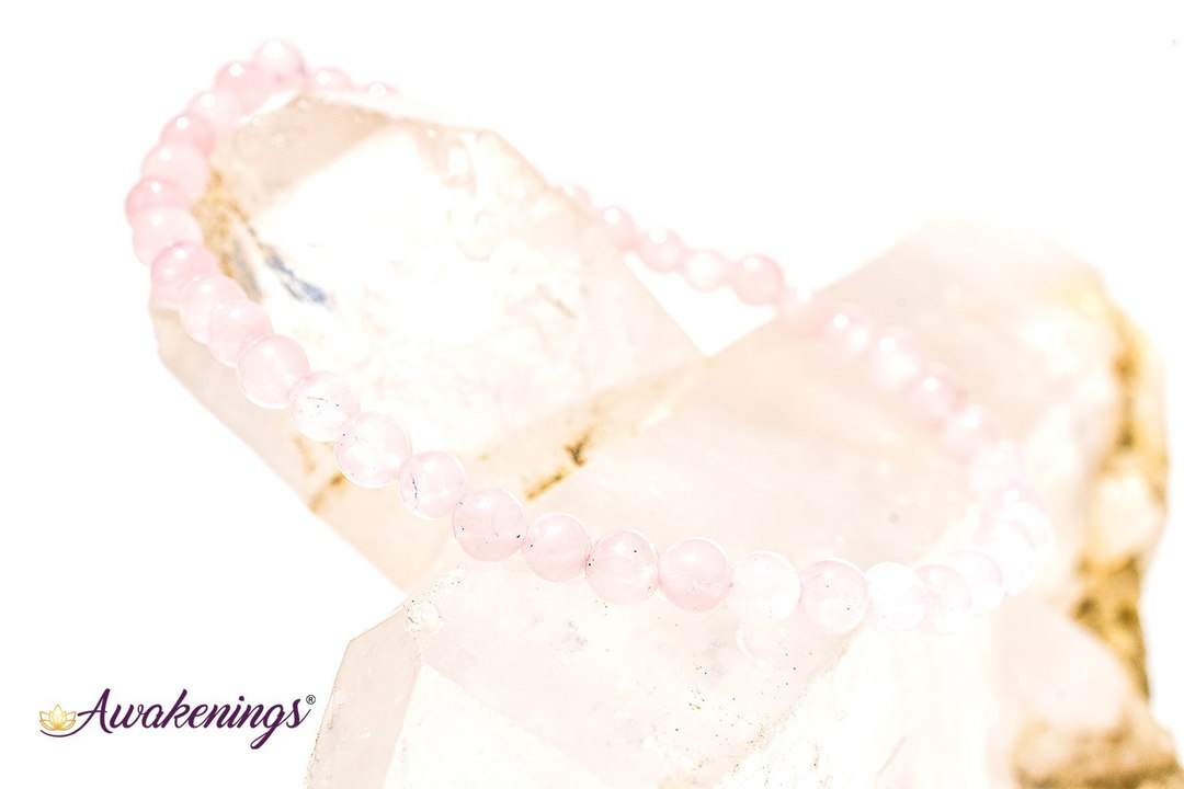 Rose Quartz Bracelet-4mm