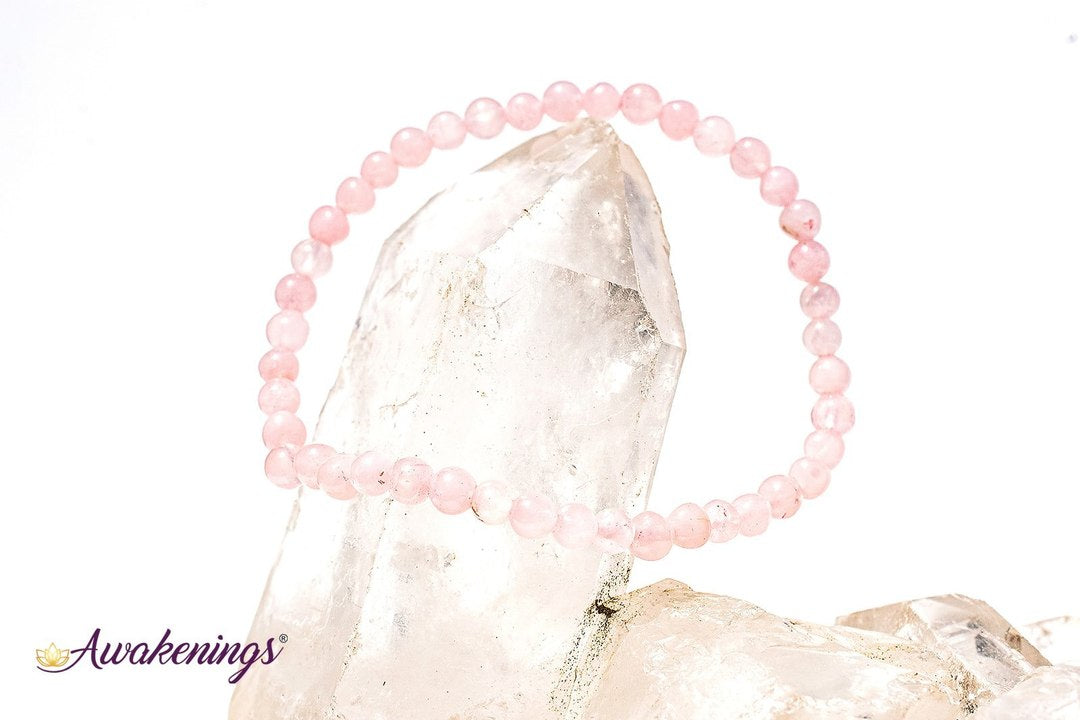 Rose Quartz Bracelet-4mm