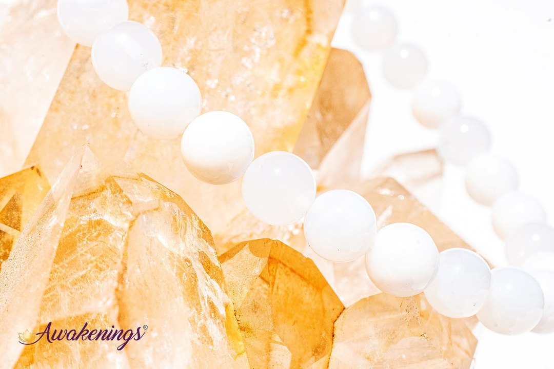 White Opal Bracelet - 5-6mm