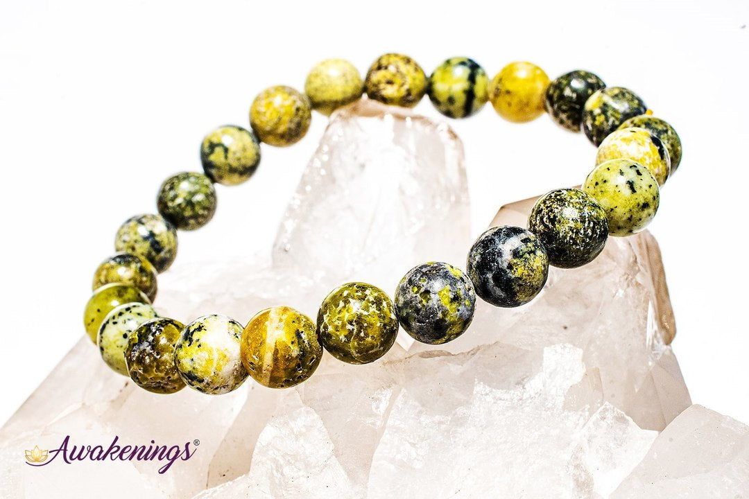 Yellow Turquoise Bracelet-8mm