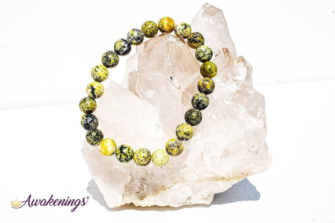 Yellow Turquoise Bracelet-8mm