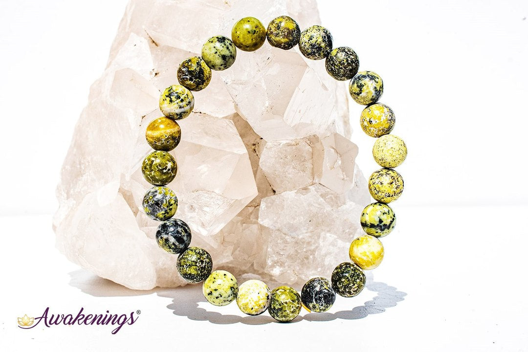Yellow Turquoise Bracelet-8mm