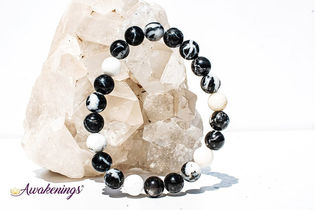 Zebra Agate Bracelet-8mm