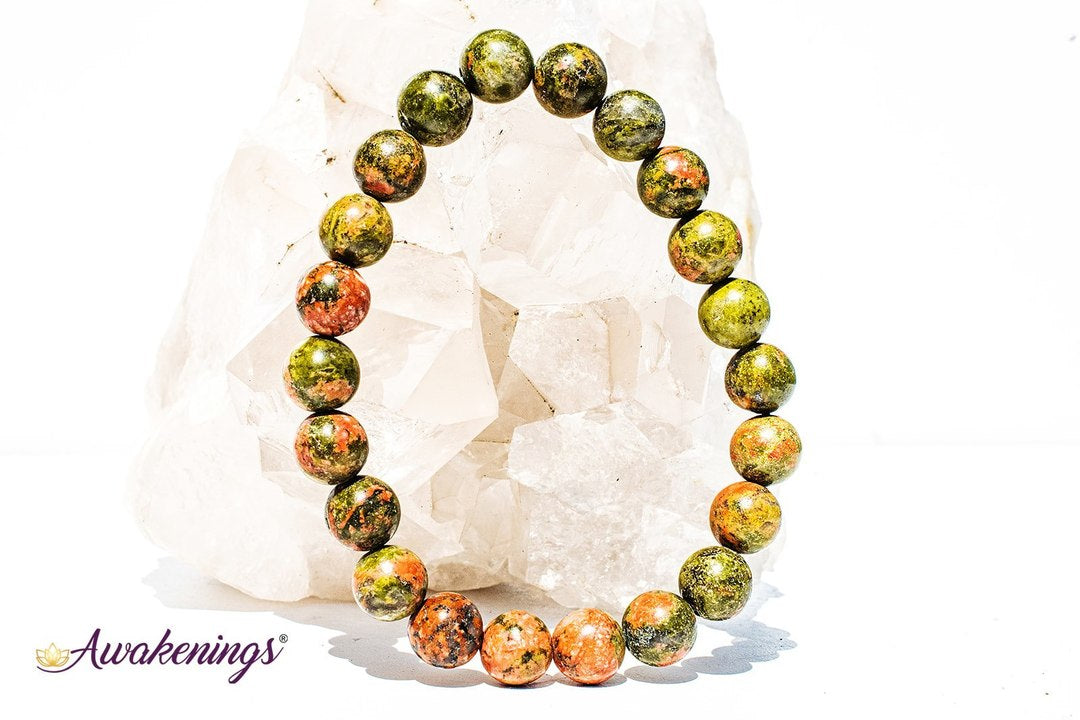 Unakite Jasper Bracelet-8mm
