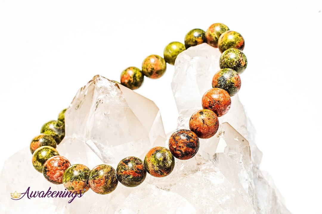 Unakite Jasper Bracelet-8mm