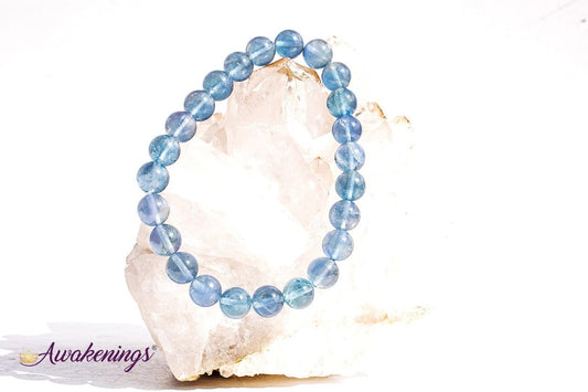 AAA Grade Blue Fluorite Bracelet - 8mm