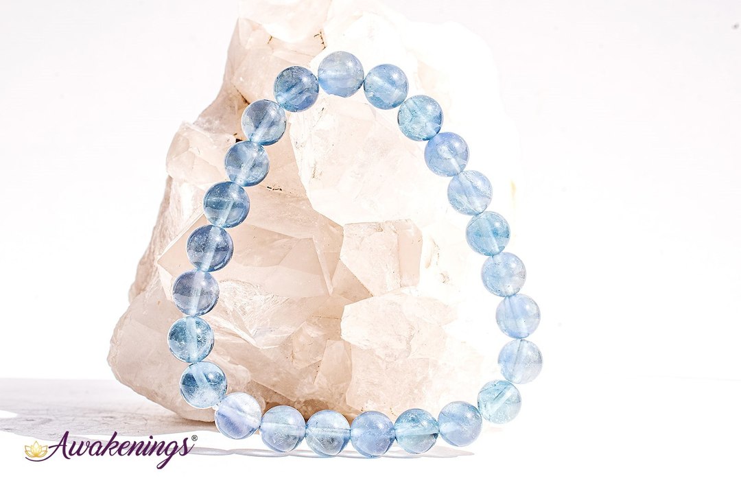 AAA Grade Blue Fluorite Bracelet - 8mm