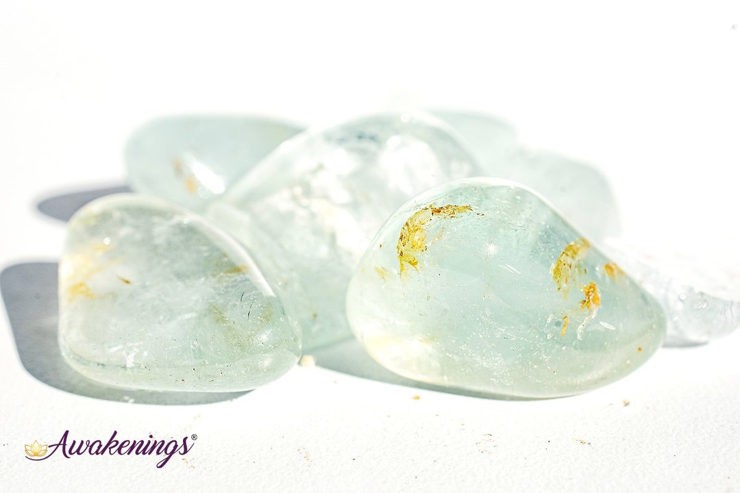 Blue Green Topaz - Tumbled