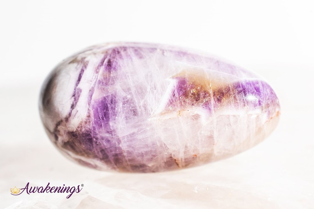 Chevron Amethyst- Large Tumbled