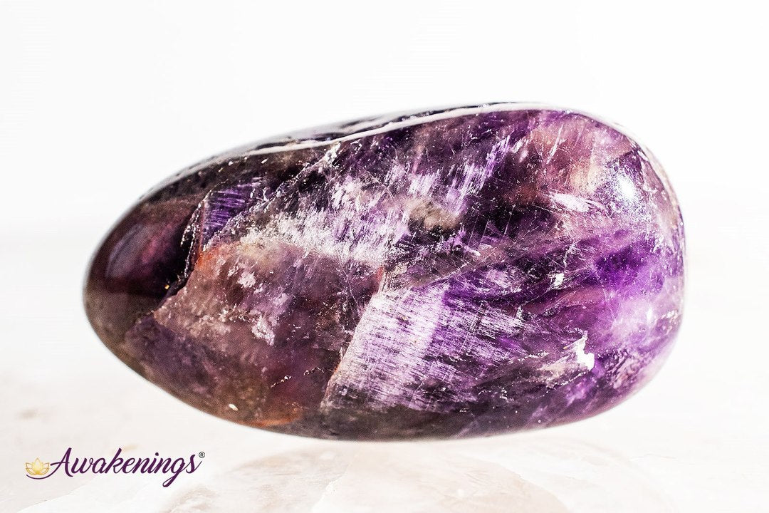 Chevron Amethyst- Large Tumbled