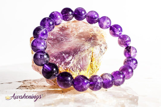 Amethyst Bracelet- 10mm