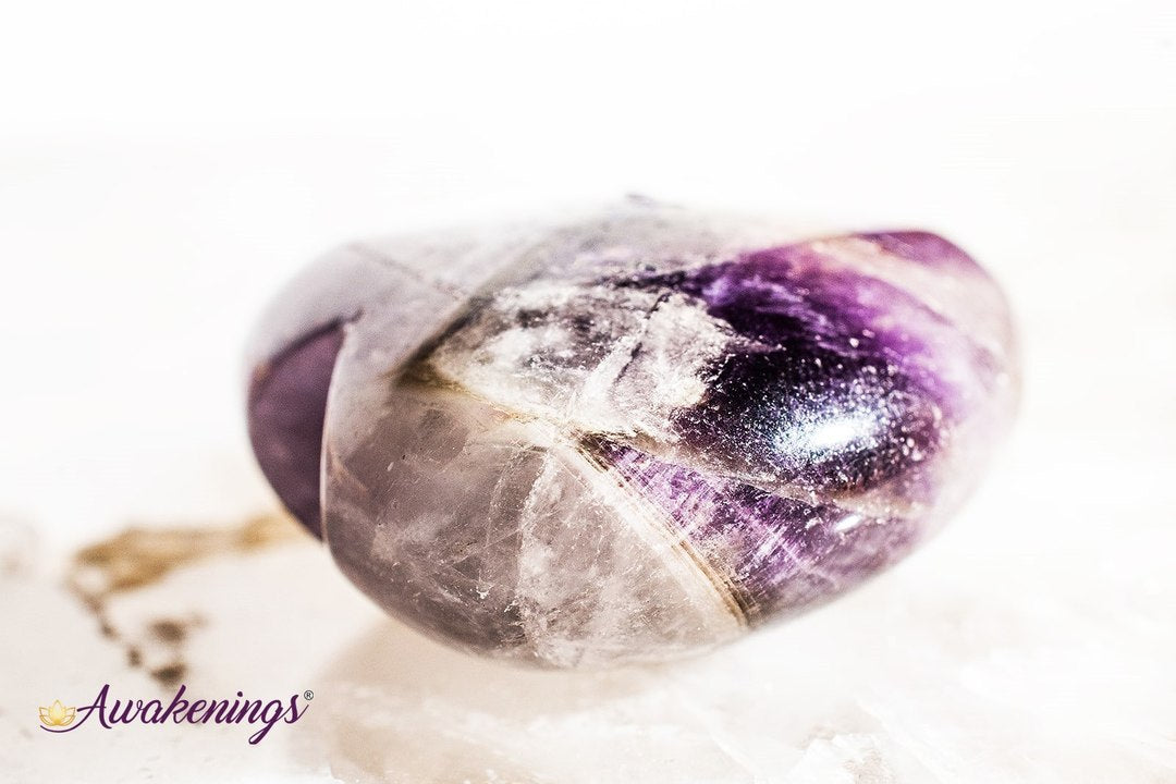 Amethyst Puffy Heart-Medium