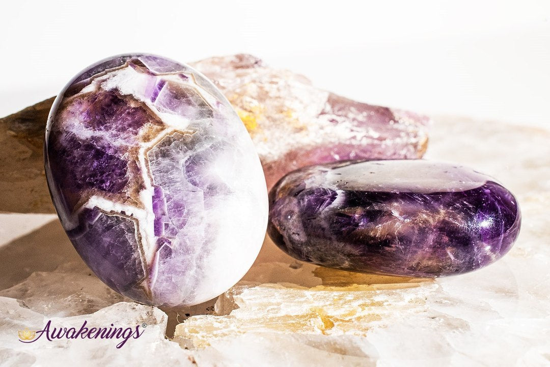 Amethyst Palm/Pillow Stone
