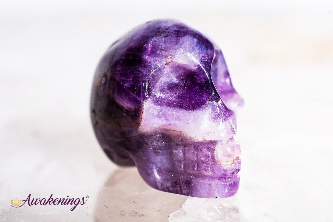 Amethyst Skull-Mini