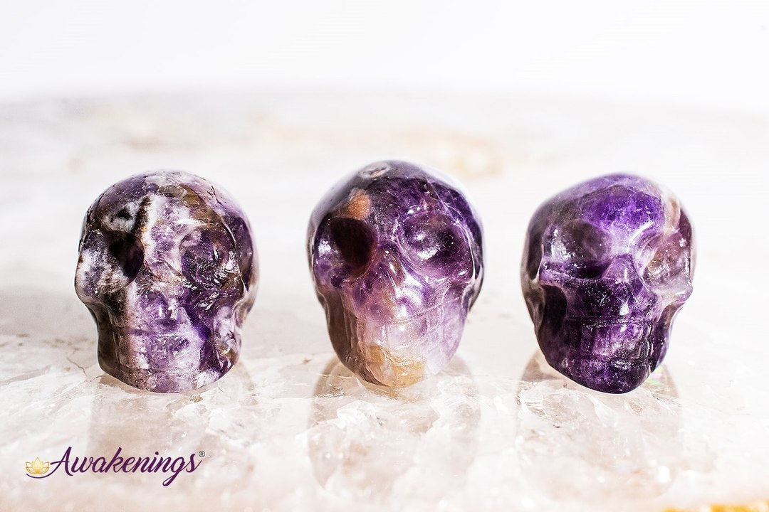 Amethyst Skull-Mini