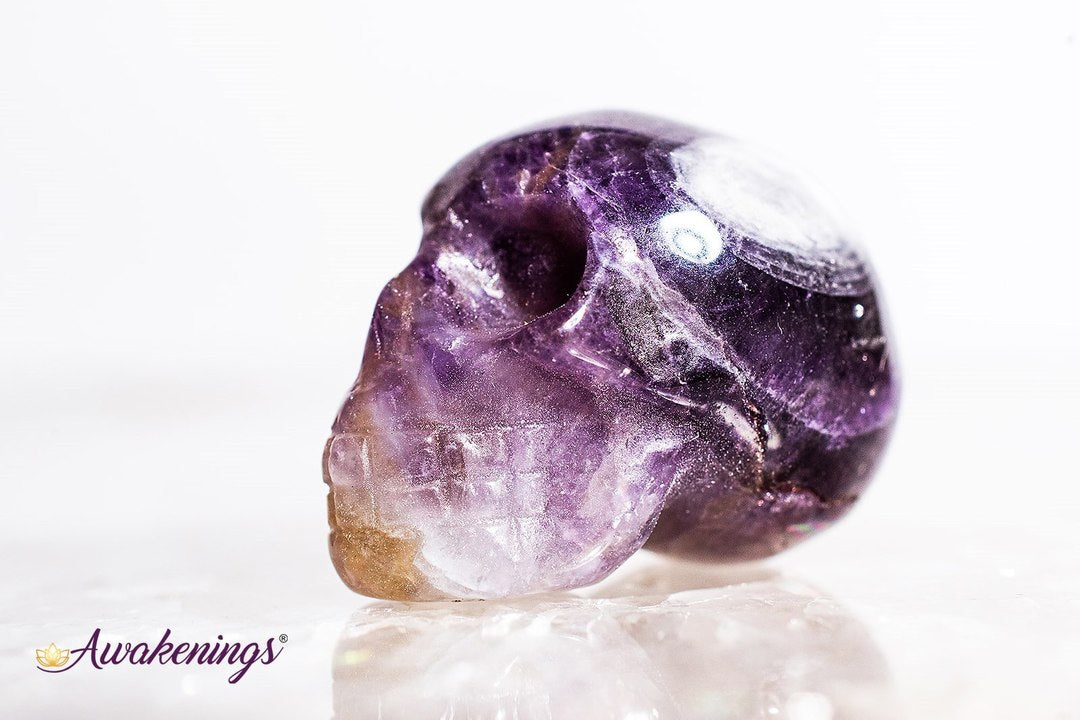 Amethyst Skull-Mini