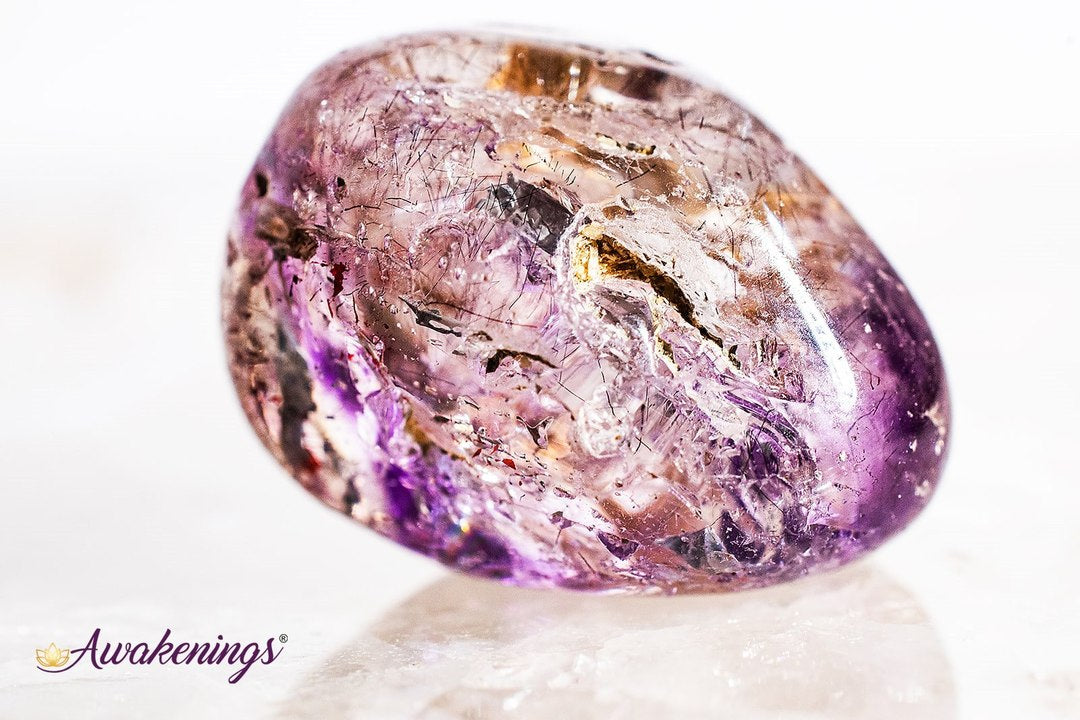Light Brandberg Amethyst - Tumbled