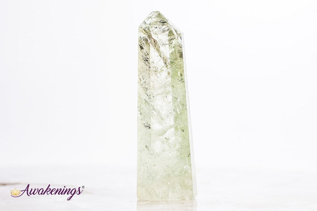 Prasiolite (Green Amethyst) Tower/Point/Generator- Small (2-3")