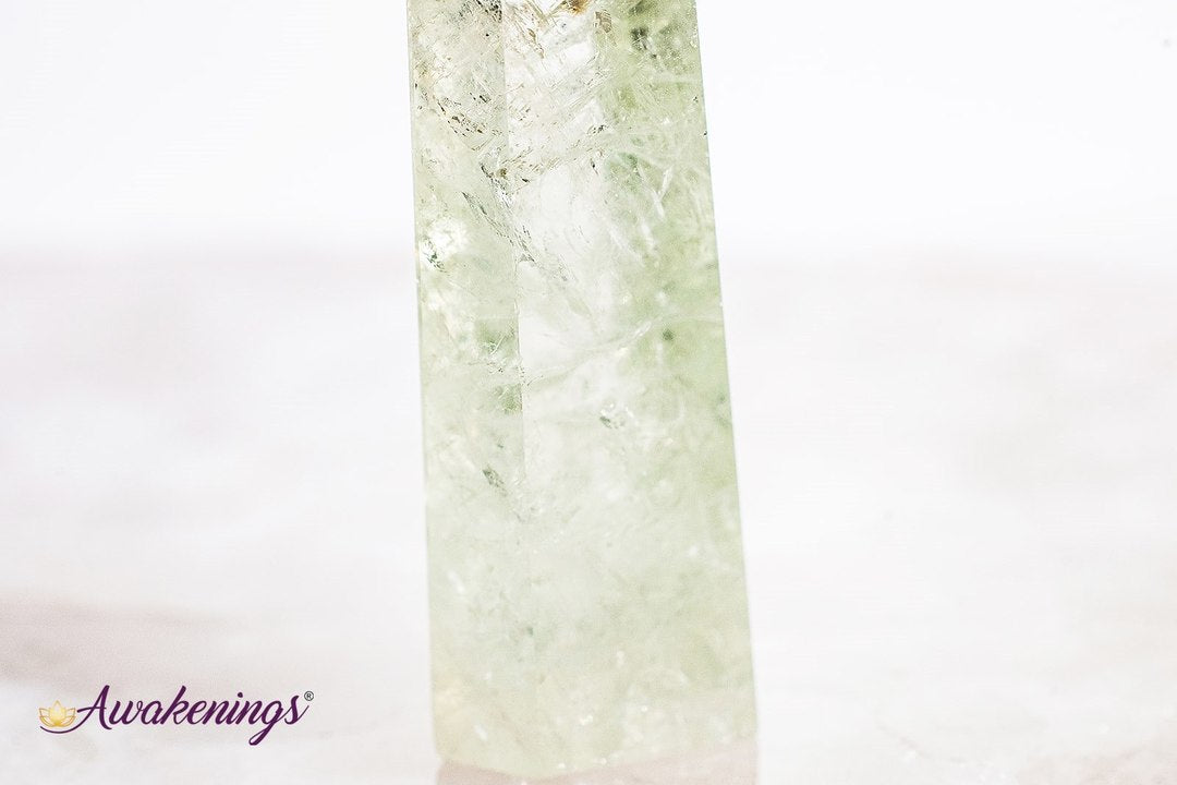 Prasiolite (Green Amethyst) Tower/Point/Generator- Small (2-3")