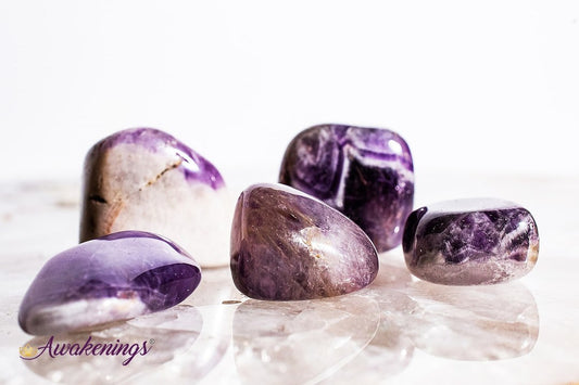 Chevron Amethyst - Tumbled