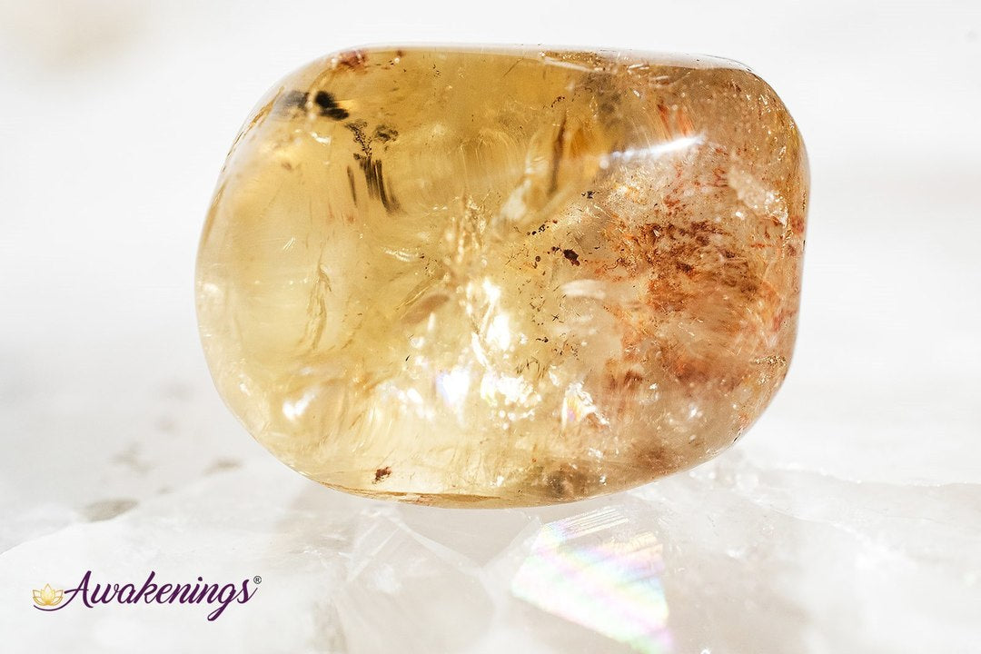 Dark Congo Citrine - Tumbled