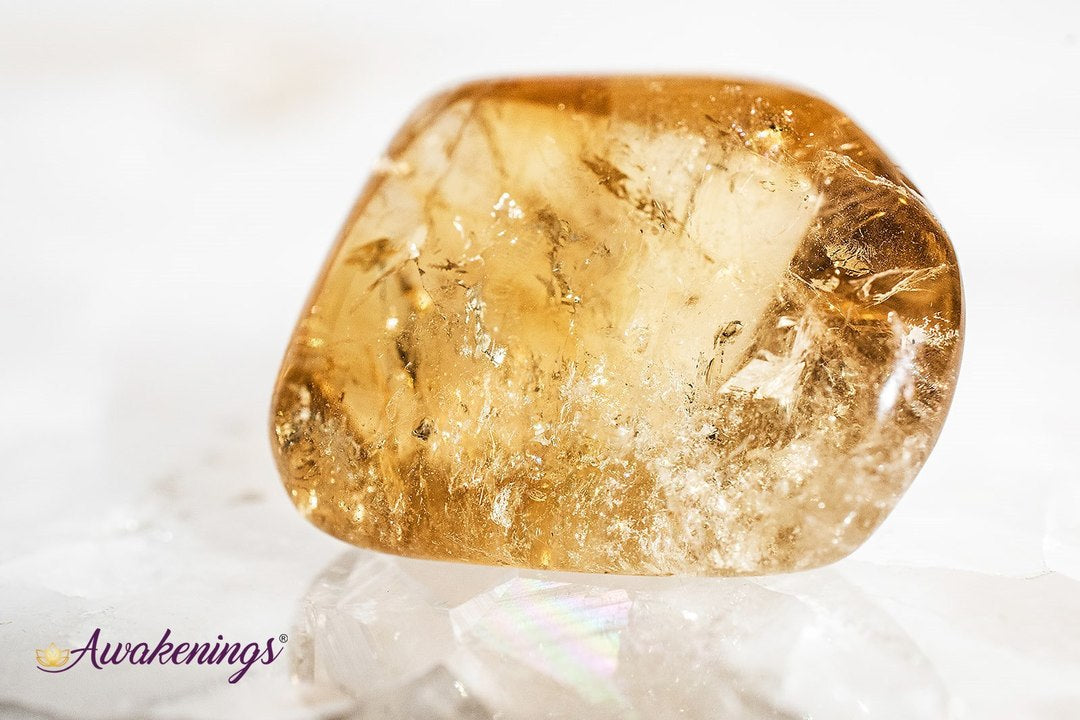 Dark Congo Citrine - Tumbled